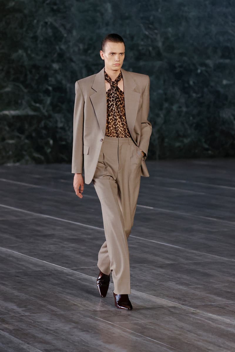 Saint Laurent Spring/Summer 2024 Menswear Runway Show Berlin Neue Nationalgalerie Ludwig Mies van der Rohe Review Looks Report