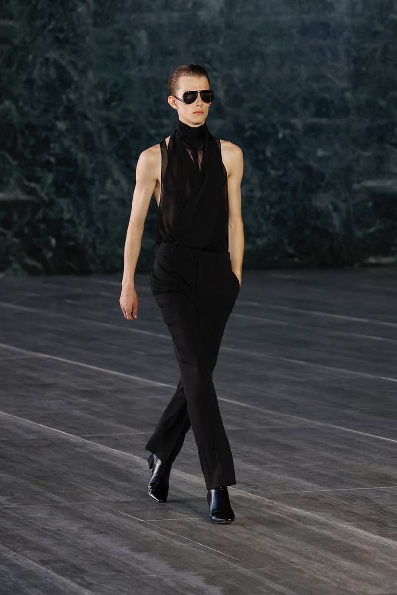 Saint Laurent Spring/Summer 2024 Menswear Runway Show Berlin Neue Nationalgalerie Ludwig Mies van der Rohe Review Looks Report