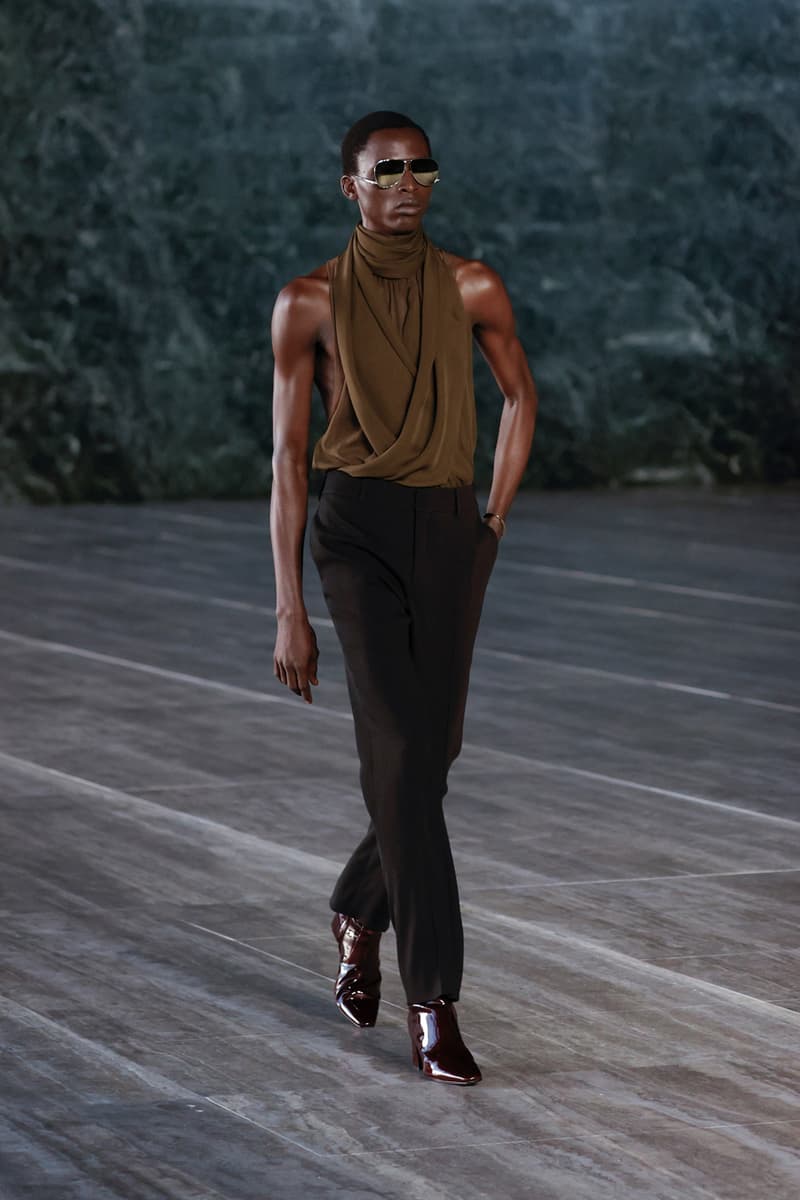 Saint Laurent Spring/Summer 2024 Menswear Runway Show Berlin Neue Nationalgalerie Ludwig Mies van der Rohe Review Looks Report