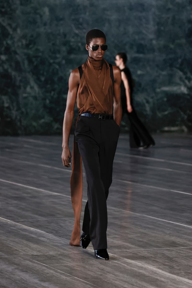 Saint Laurent Spring/Summer 2024 Menswear Runway Show Berlin Neue Nationalgalerie Ludwig Mies van der Rohe Review Looks Report