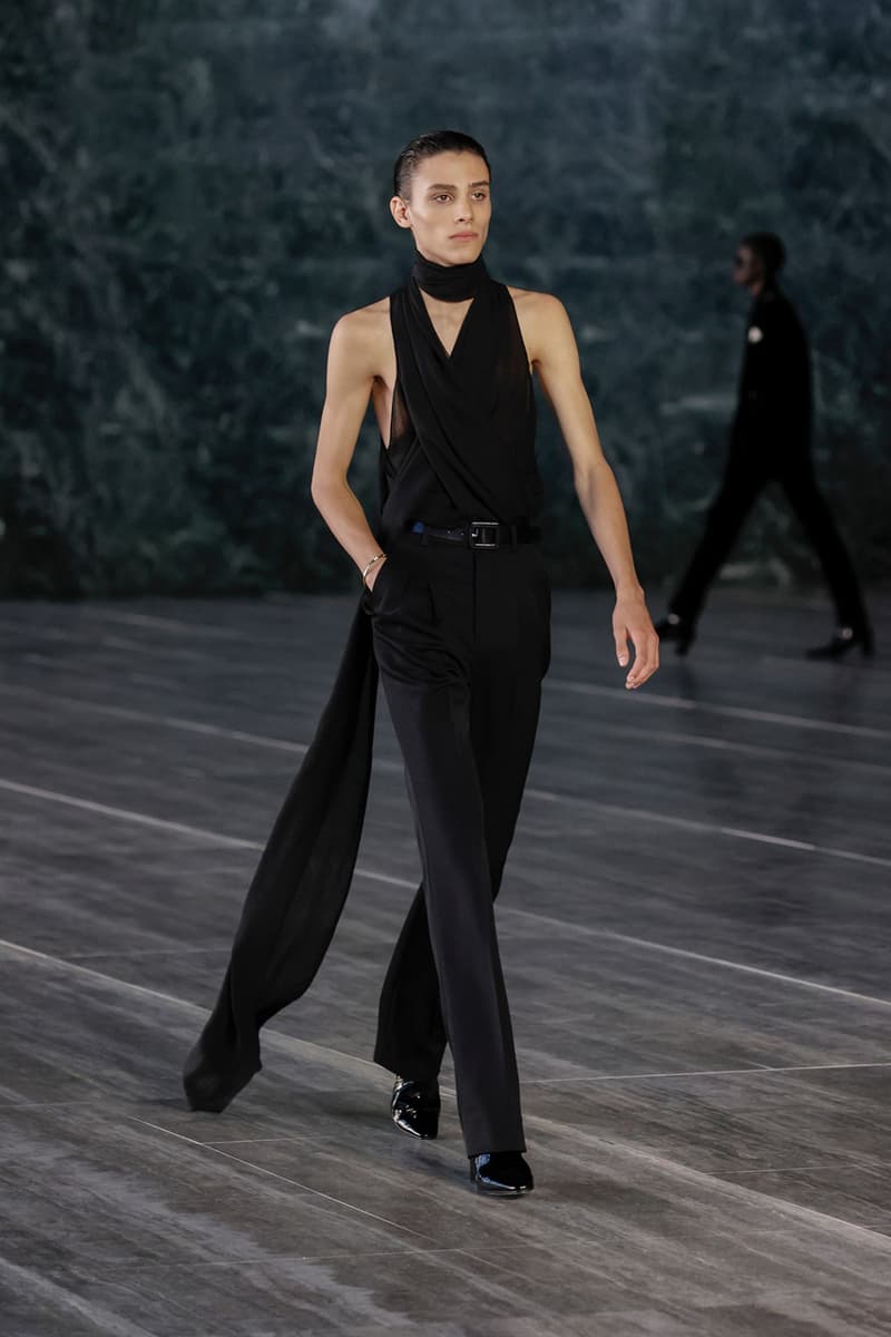 Saint Laurent Spring/Summer 2024 Menswear Runway Show Berlin Neue Nationalgalerie Ludwig Mies van der Rohe Review Looks Report