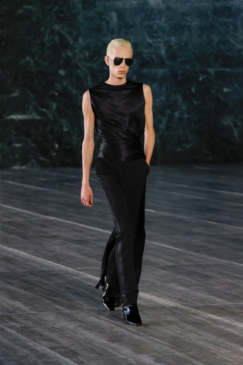 Saint Laurent Spring/Summer 2024 Menswear Runway Show Berlin Neue Nationalgalerie Ludwig Mies van der Rohe Review Looks Report