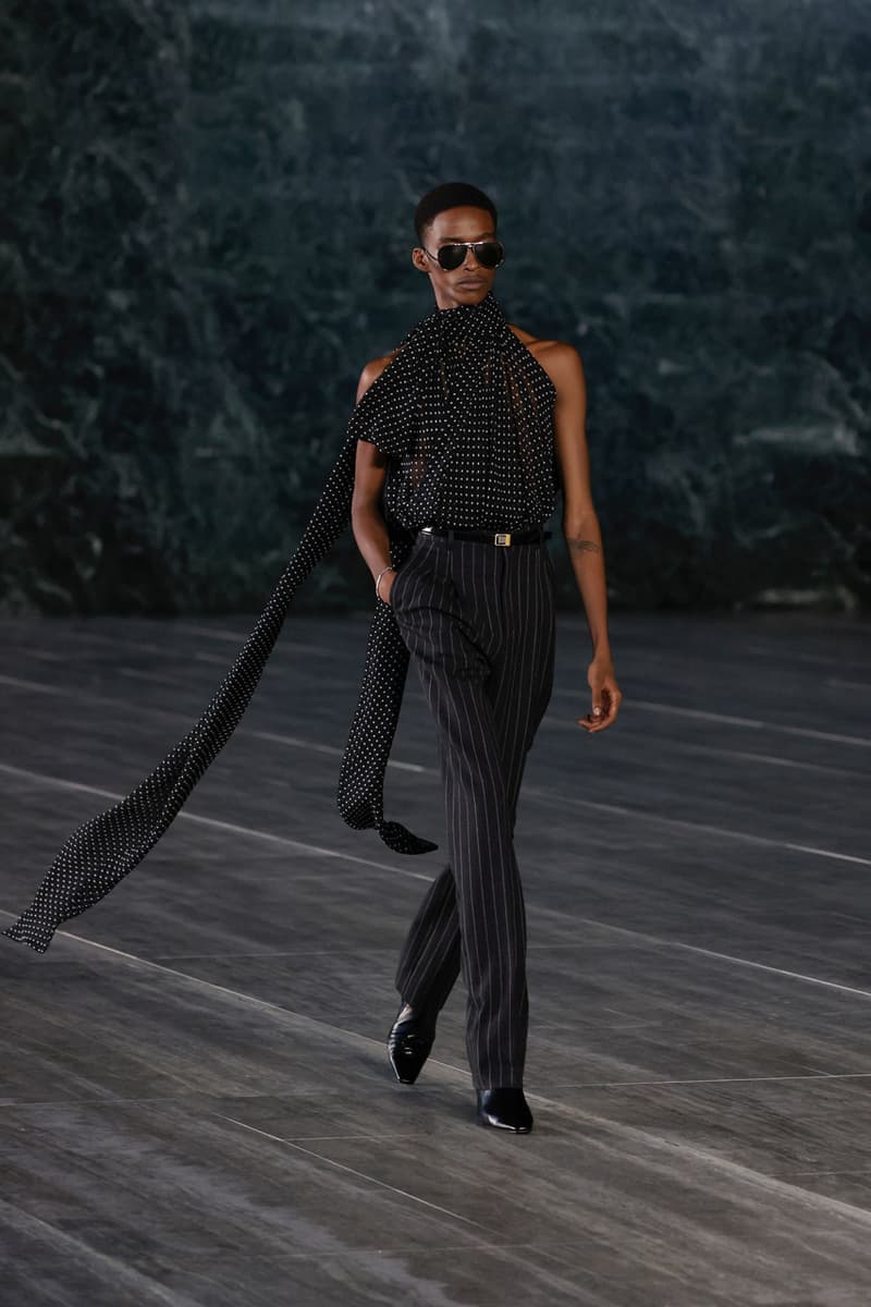 Saint Laurent Spring/Summer 2024 Menswear Runway Show Berlin Neue Nationalgalerie Ludwig Mies van der Rohe Review Looks Report