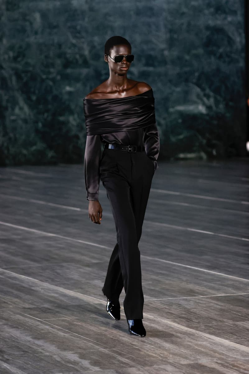 Saint Laurent Spring/Summer 2024 Menswear Runway Show Berlin Neue Nationalgalerie Ludwig Mies van der Rohe Review Looks Report