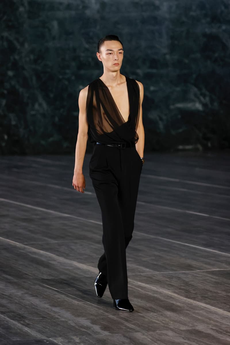 Saint Laurent Spring/Summer 2024 Menswear Runway Show Berlin Neue Nationalgalerie Ludwig Mies van der Rohe Review Looks Report