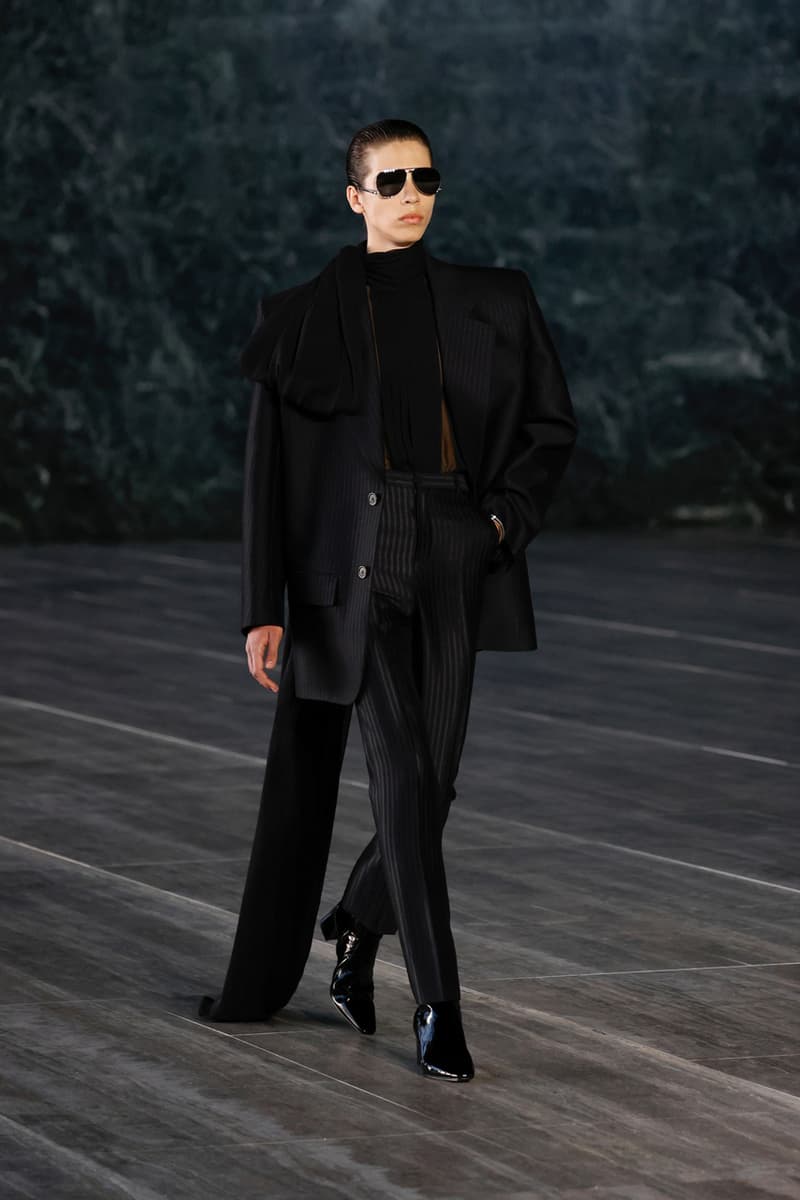 Saint Laurent Spring/Summer 2024 Menswear Runway Show Berlin Neue Nationalgalerie Ludwig Mies van der Rohe Review Looks Report