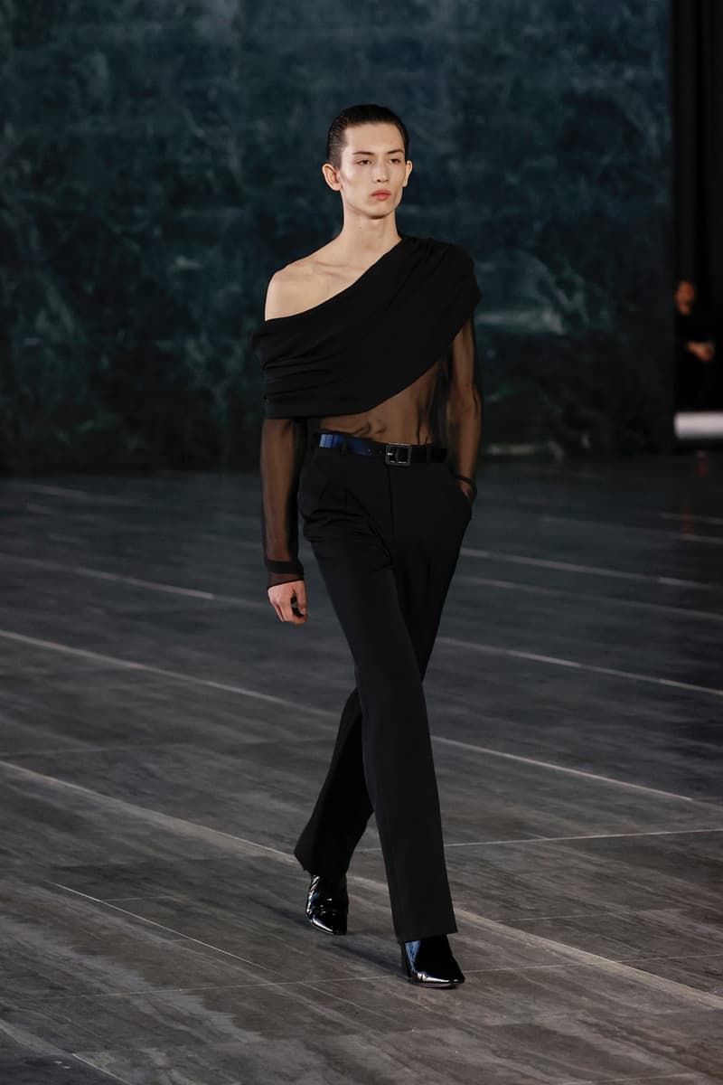 Saint Laurent Spring/Summer 2024 Menswear Runway Show Berlin Neue Nationalgalerie Ludwig Mies van der Rohe Review Looks Report