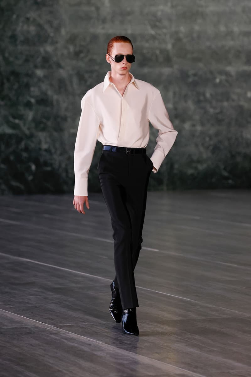 Saint Laurent Spring/Summer 2024 Menswear Runway Show Berlin Neue Nationalgalerie Ludwig Mies van der Rohe Review Looks Report