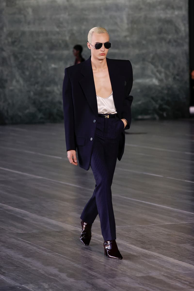 Saint Laurent Spring/Summer 2024 Menswear Runway Show Berlin Neue Nationalgalerie Ludwig Mies van der Rohe Review Looks Report