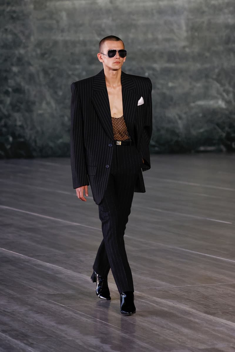 Saint Laurent Spring/Summer 2024 Menswear Runway Show Berlin Neue Nationalgalerie Ludwig Mies van der Rohe Review Looks Report