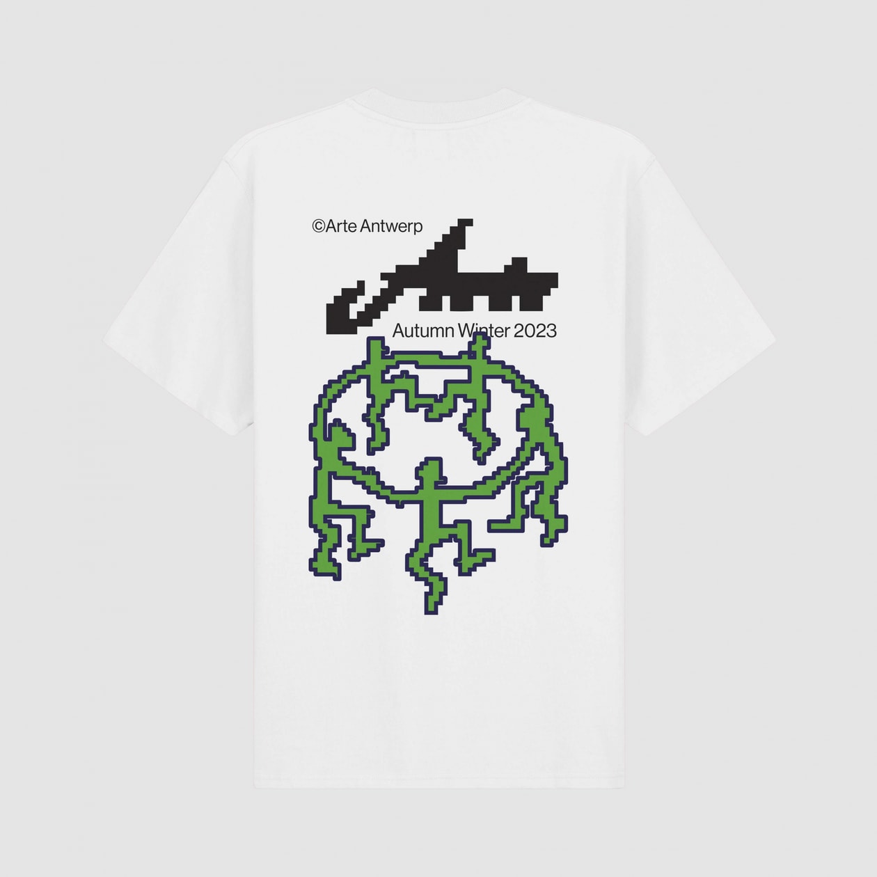 Arte Antwerp Releases Autumn/Winter ‘23 Collection drop one technology early digital age pixelated graphic design modern art