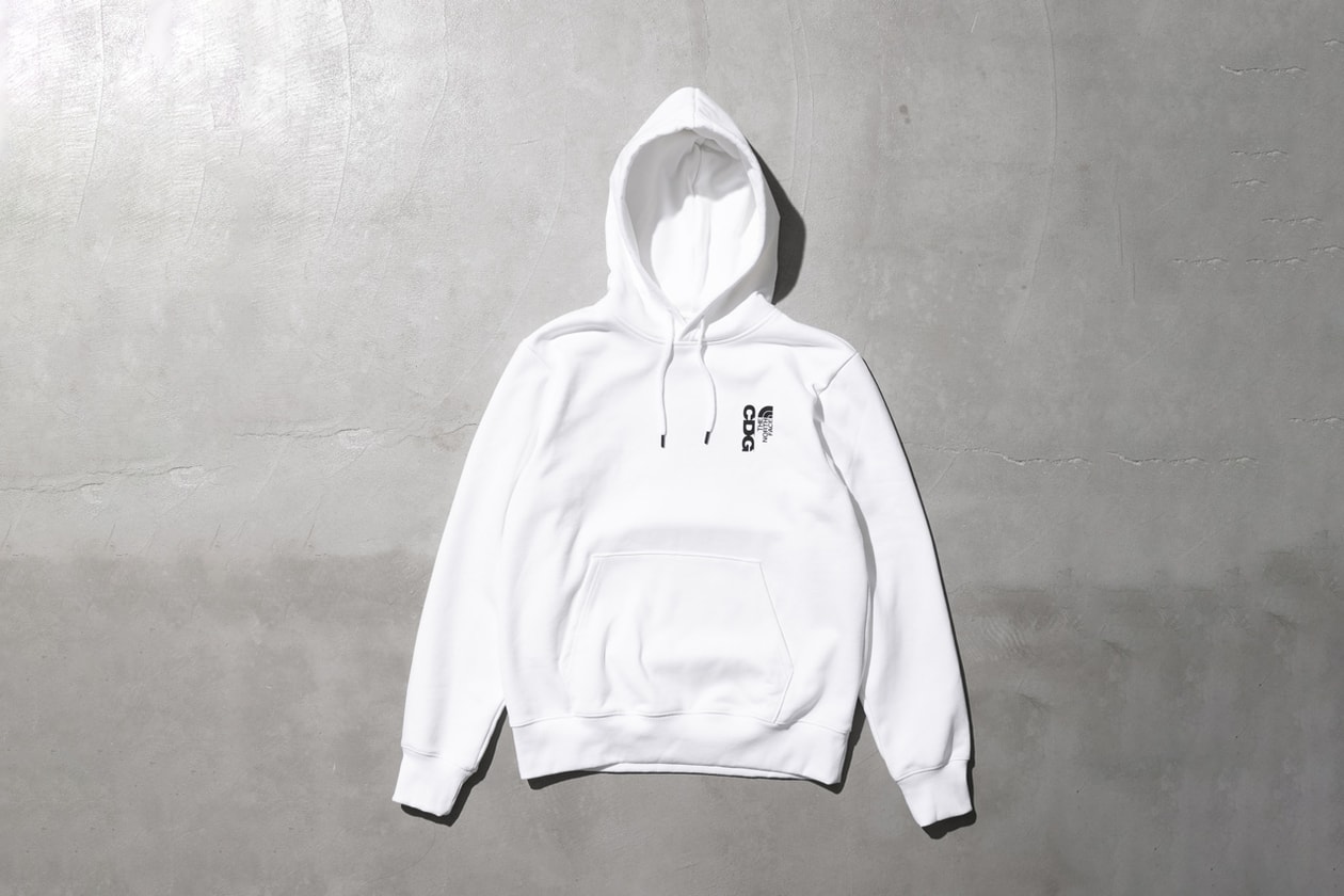 CDG x The North Face Deliver Functional and Freeing Outerwear Collab comme des garcons tnf hoodie jacket vest winter hat accessories play exploration great outdoors wear your freedom Nuptse Vest, Denali Fleece Jacket, and Hydrenaline Jacket and Pant