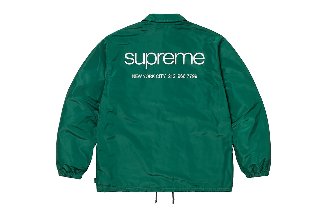 Supreme Fall/Winter 2023 Full Collection Lookbook release fw23 Outerwear, Sweatshirts, Tops, Tees, Bottoms, Hats, Bags and Accessories
