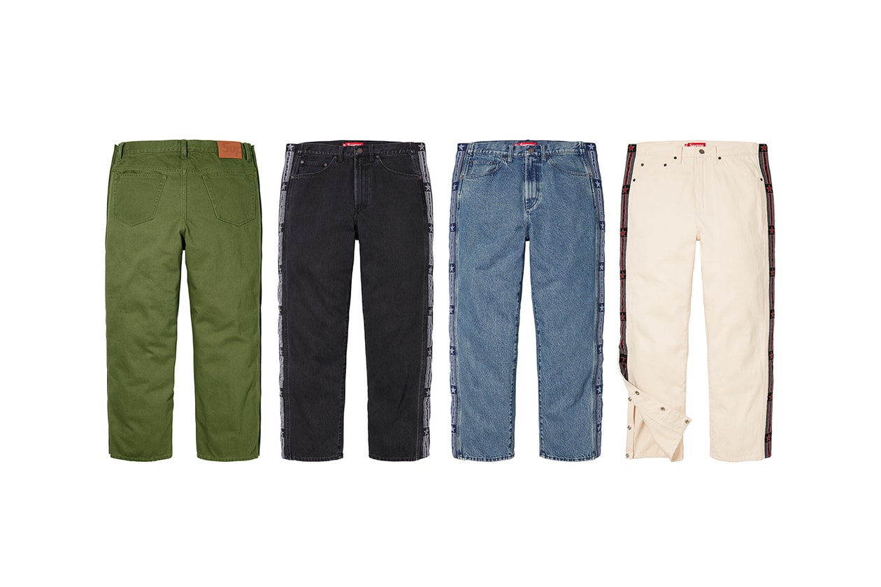 Supreme Fall/Winter 2023 Full Collection Lookbook release fw23 Outerwear, Sweatshirts, Tops, Tees, Bottoms, Hats, Bags and Accessories