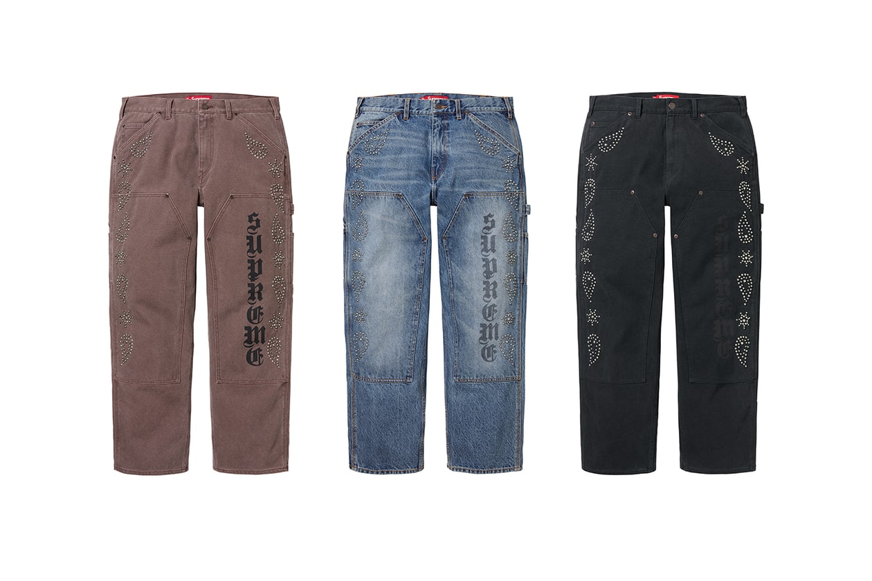 Supreme Fall/Winter 2023 Full Collection Lookbook release fw23 Outerwear, Sweatshirts, Tops, Tees, Bottoms, Hats, Bags and Accessories