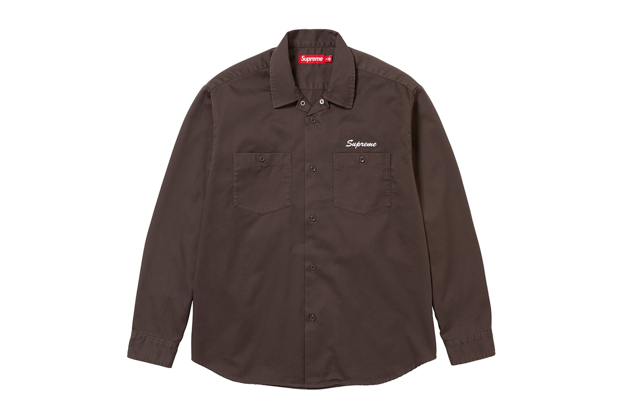 Supreme Fall/Winter 2023 Full Collection Lookbook release fw23 Outerwear, Sweatshirts, Tops, Tees, Bottoms, Hats, Bags and Accessories