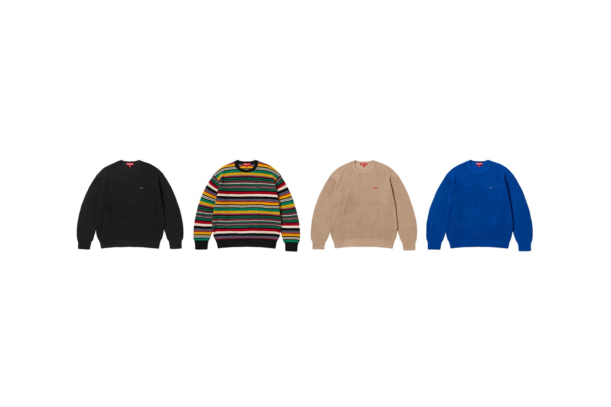 Supreme Fall/Winter 2023 Full Collection Lookbook release fw23 Outerwear, Sweatshirts, Tops, Tees, Bottoms, Hats, Bags and Accessories
