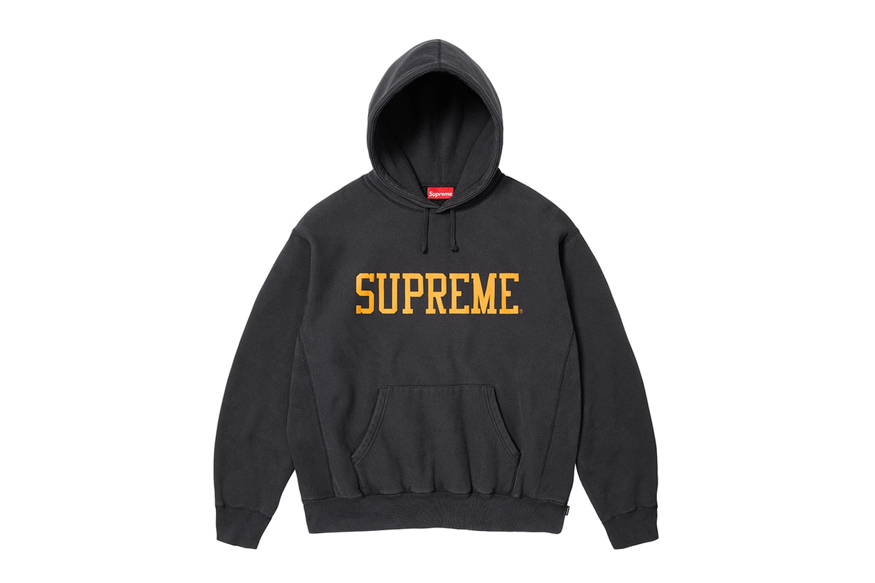 Supreme Fall/Winter 2023 Full Collection Lookbook release fw23 Outerwear, Sweatshirts, Tops, Tees, Bottoms, Hats, Bags and Accessories
