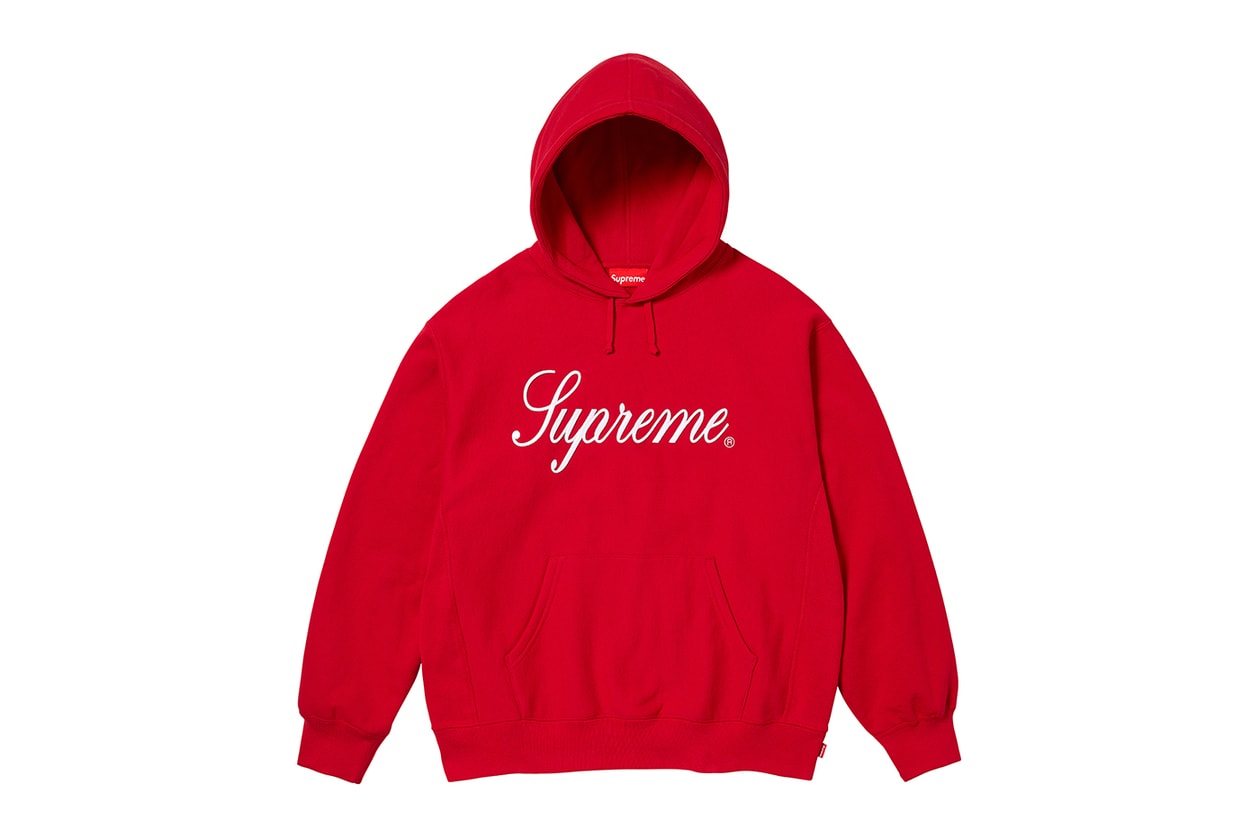 Supreme Fall/Winter 2023 Full Collection Lookbook release fw23 Outerwear, Sweatshirts, Tops, Tees, Bottoms, Hats, Bags and Accessories