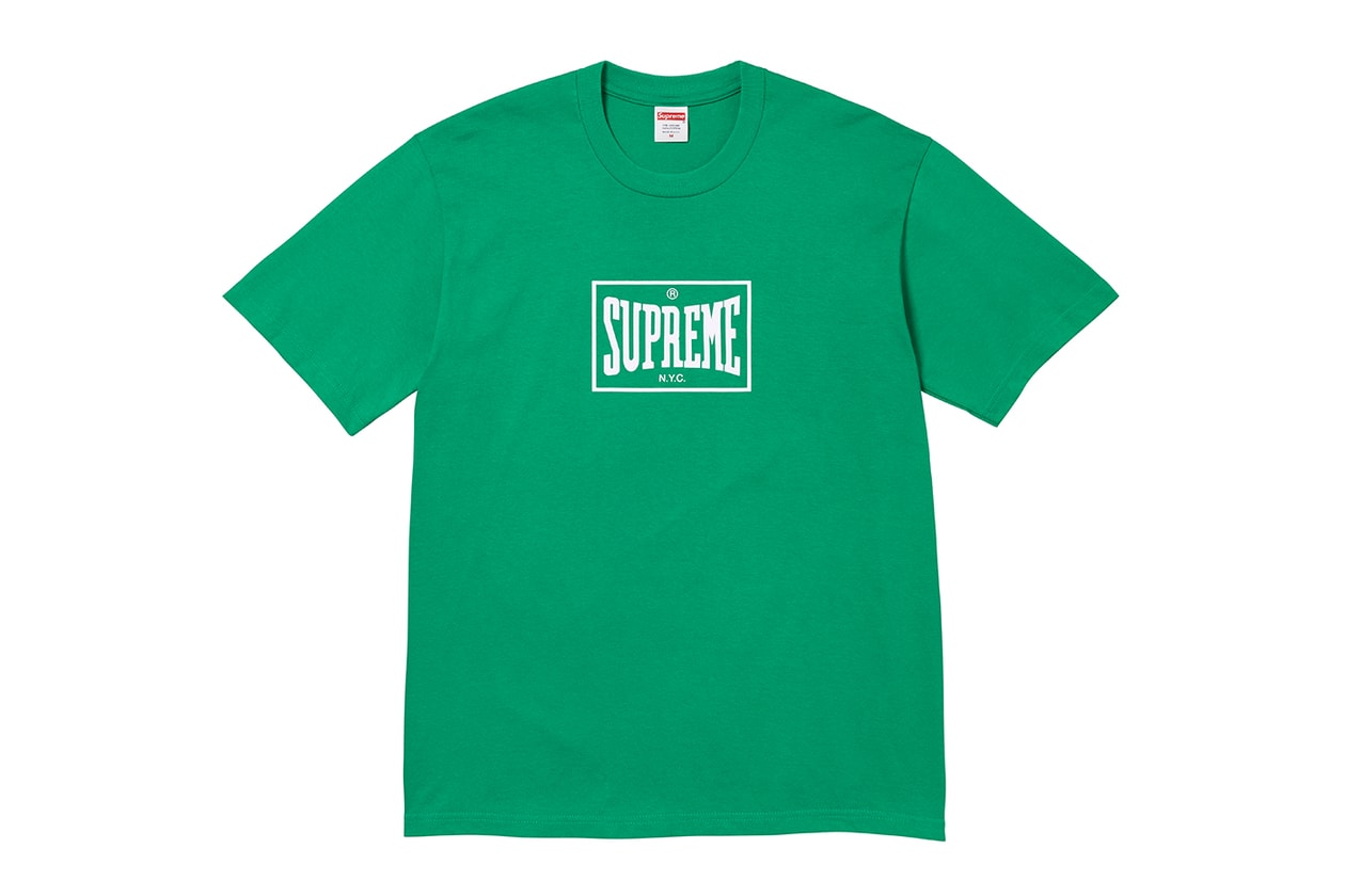 Supreme Fall/Winter 2023 Full Collection Lookbook release fw23 Outerwear, Sweatshirts, Tops, Tees, Bottoms, Hats, Bags and Accessories