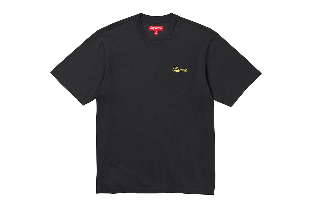Supreme Fall/Winter 2023 Full Collection Lookbook release fw23 Outerwear, Sweatshirts, Tops, Tees, Bottoms, Hats, Bags and Accessories