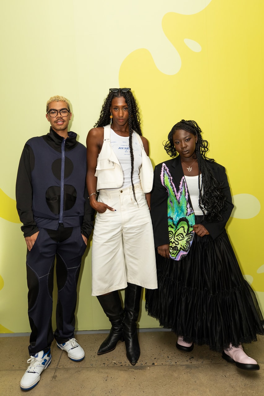 Gushers Black Voices Create HBX New York SAIbysai Expired Citizens RENÉE Sainabou Lowe Saina Gold Dale Horton Camryn McClain Parachute Pants Fringe Sweater Convertible Vest Camo Messenger Bag