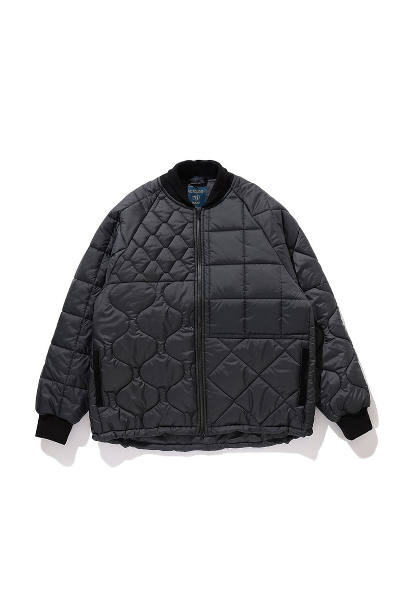 BEAMS and Lavenham Reunite on Patchwork Bomber Jacket UK japan streetwear great britain quilt streetwear lavenstar queen