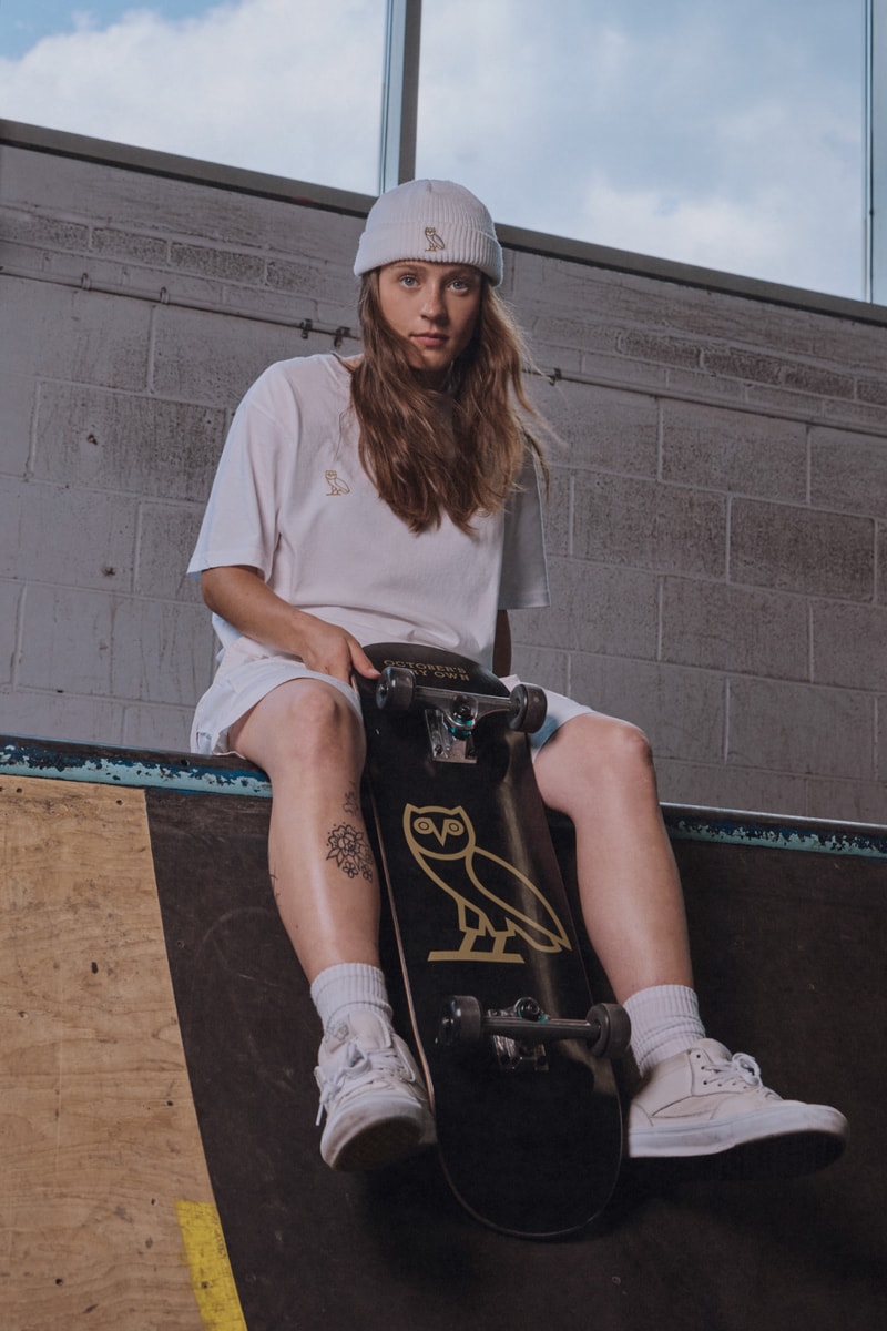 Canada Skateboard x OVO Apparel Collection olympics olympic skateboarding skate hats jersey tops bottoms pants