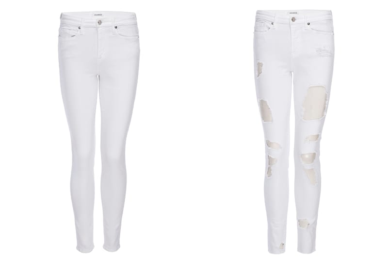 white good american jeans