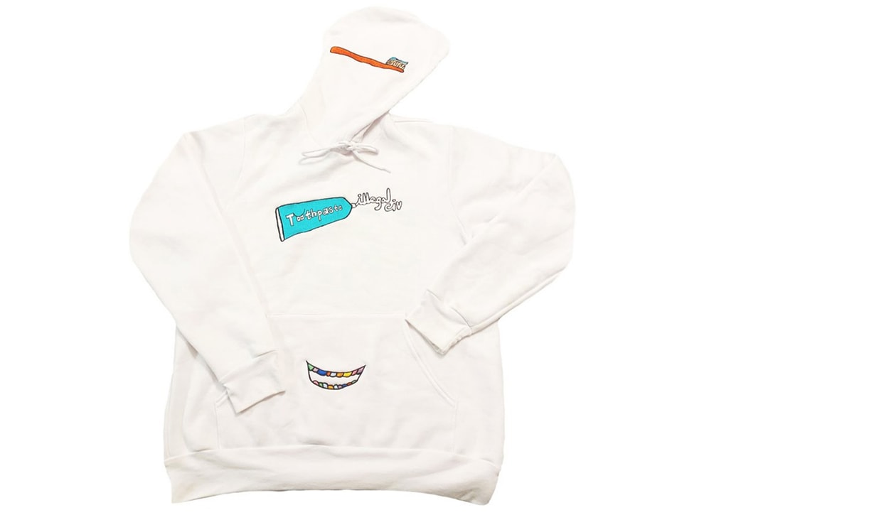 CHOMP ON THIS: ILLEGAL CIV TOOTHPASTE HOODIE ON SALE FOR ONLY 24 HOURS