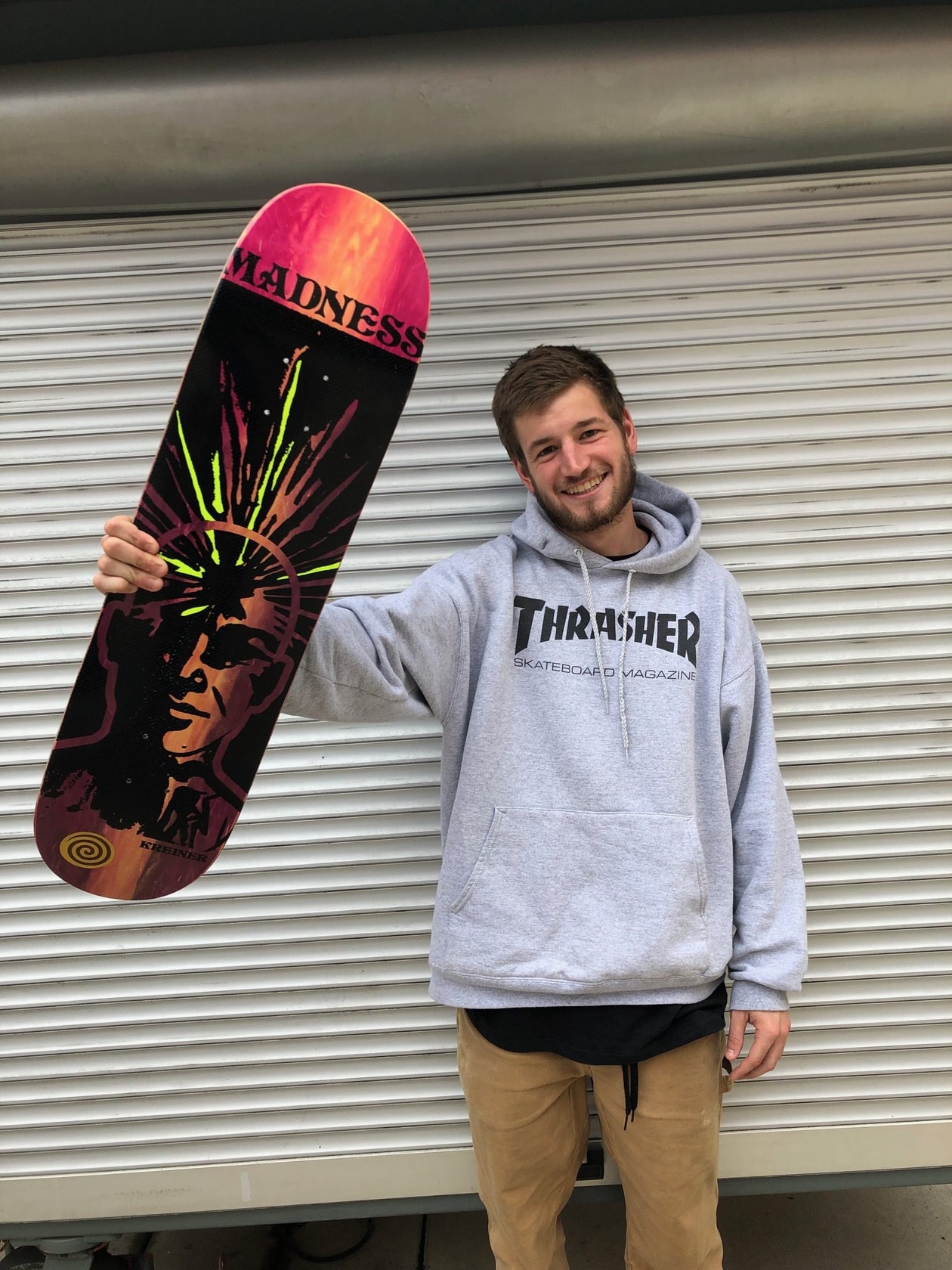 CLAY KREINER NOW PRO FOR MADNESS SKATEBOARDS