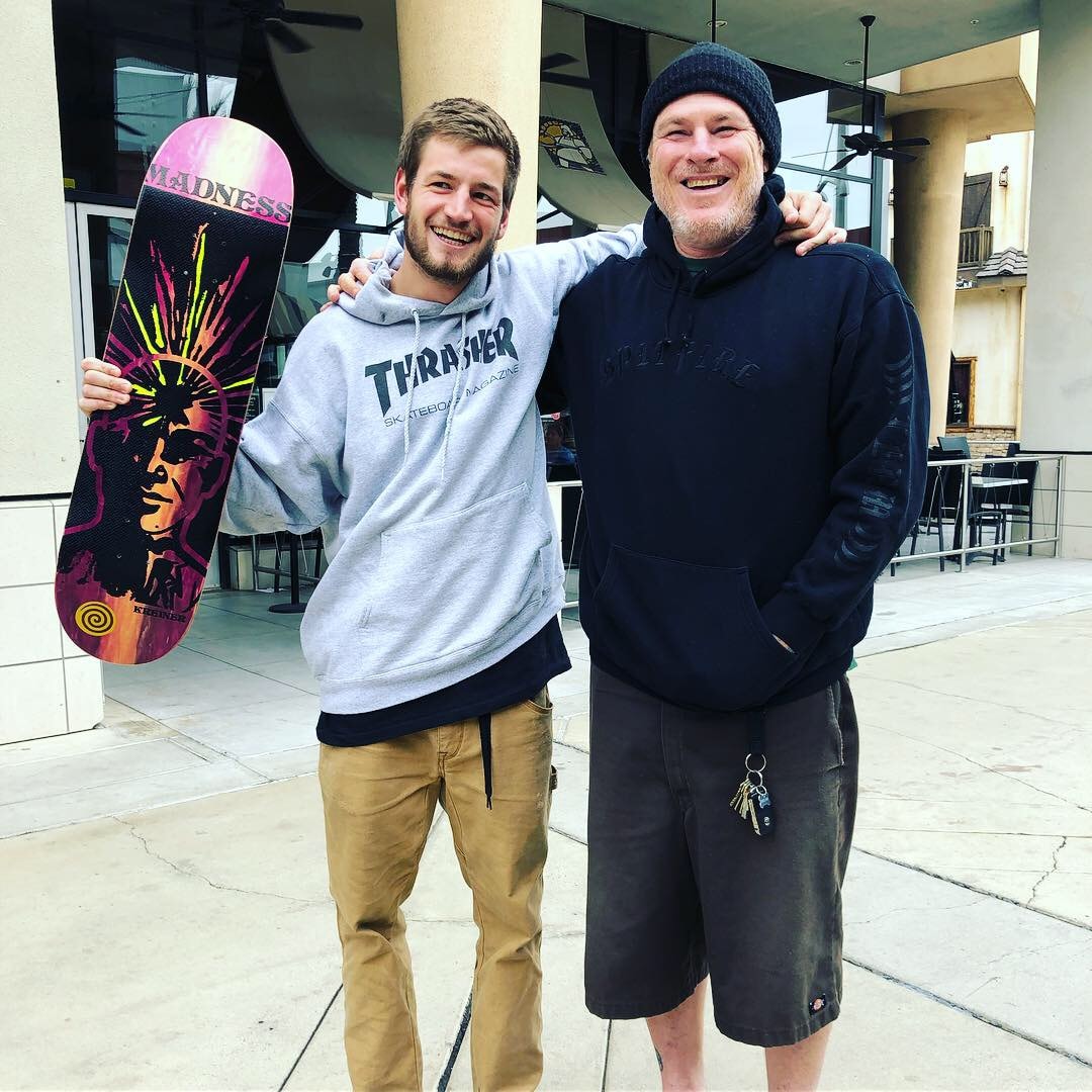 CLAY KREINER NOW PRO FOR MADNESS SKATEBOARDS