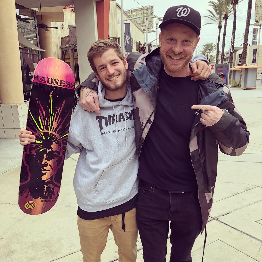CLAY KREINER NOW PRO FOR MADNESS SKATEBOARDS