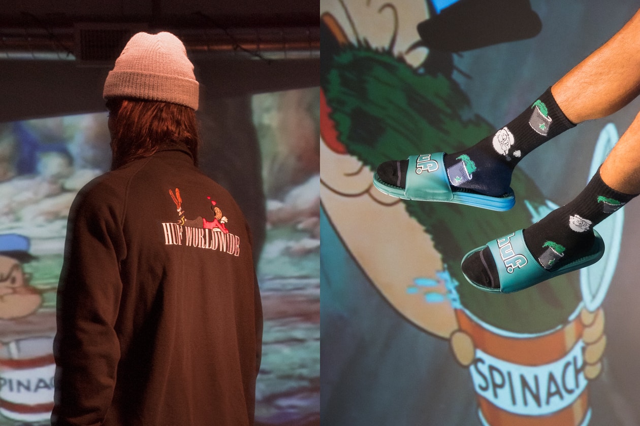 HUF SAILS INTO SPRING WITH 'POPEYE' COLLECTION