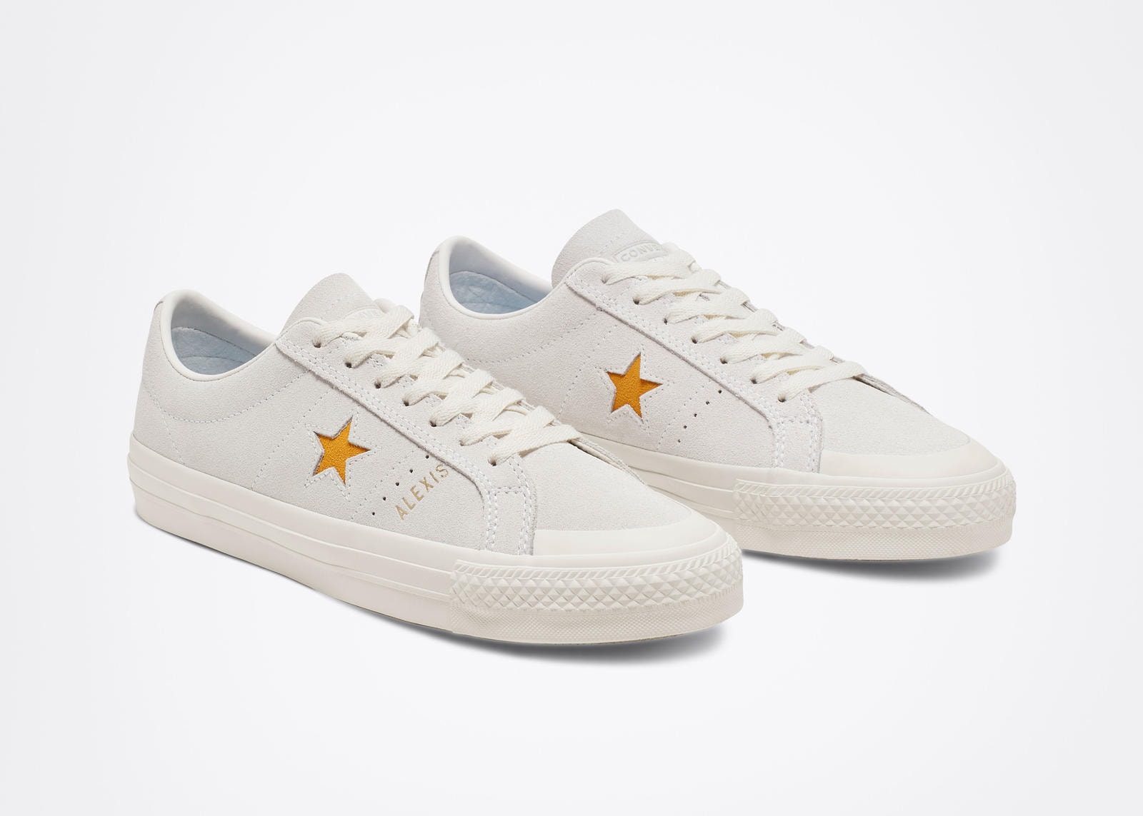ALEXIS SABLONE'S UNISEX CONS ONE STAR PRO SHOES HAVE HER MARK ALL OVER THEM