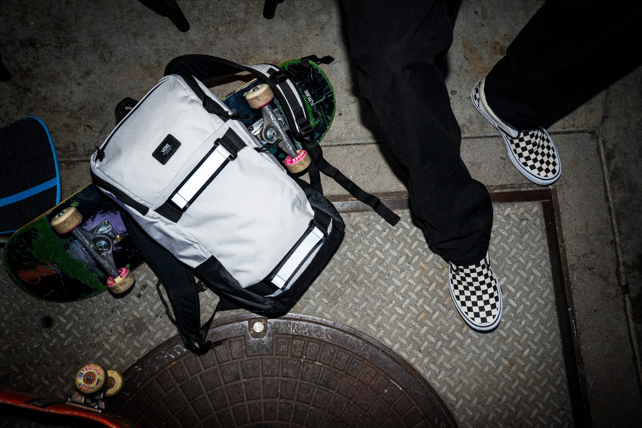 The Vans Reflective Pack is now available worldwide at authorized Vans retailers and Vans.com/skate.