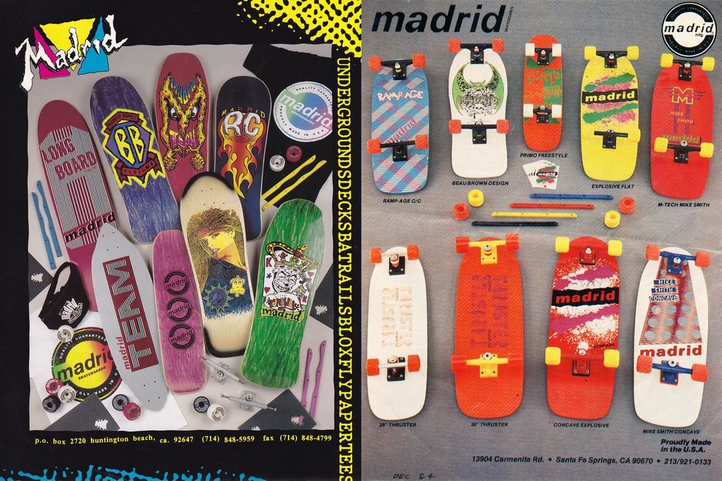 A Short History Of Madrid Skateboards Collaborations