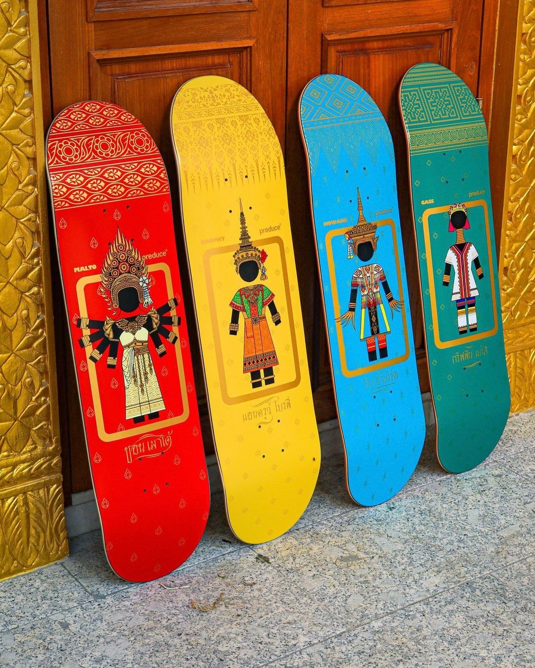 Girl Skateboards in Thailand for Girl x Preduce Collection