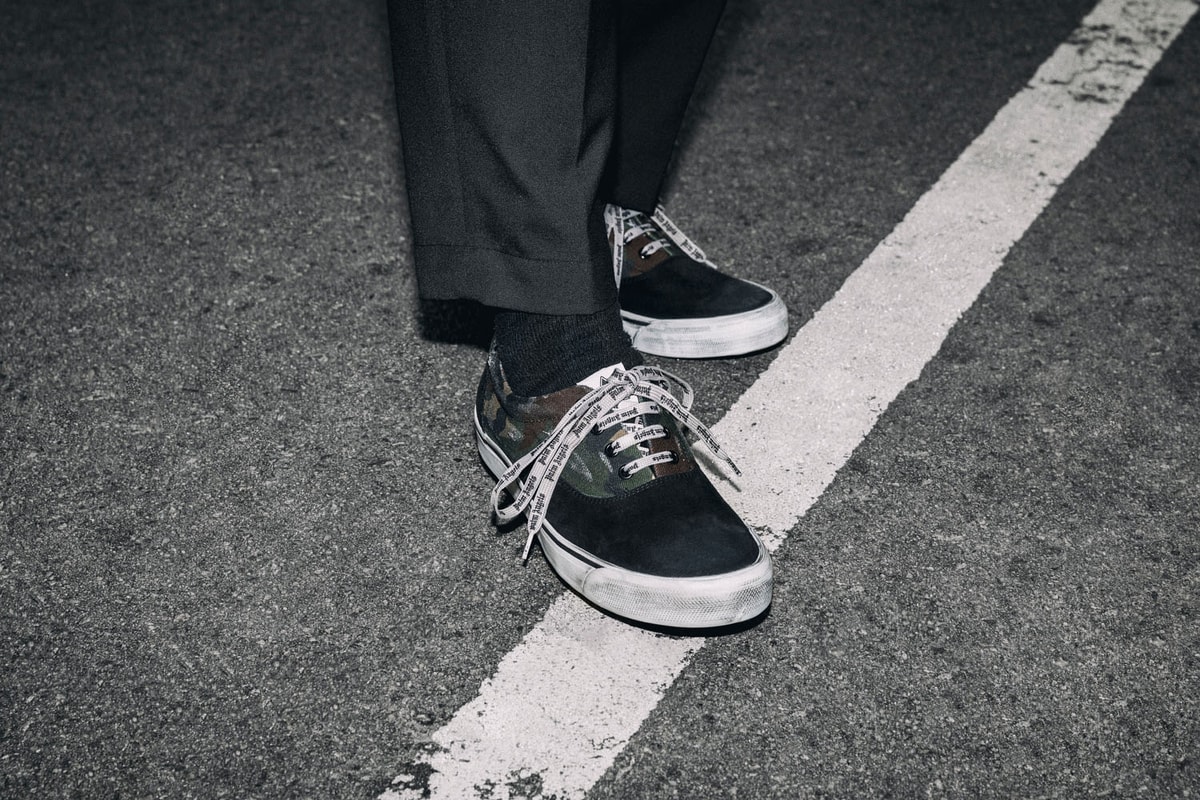 A Closer Look at the Palm Angels Distressed Sneakers Camo.