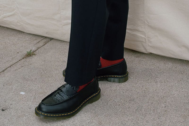 stussy dr martens loafer