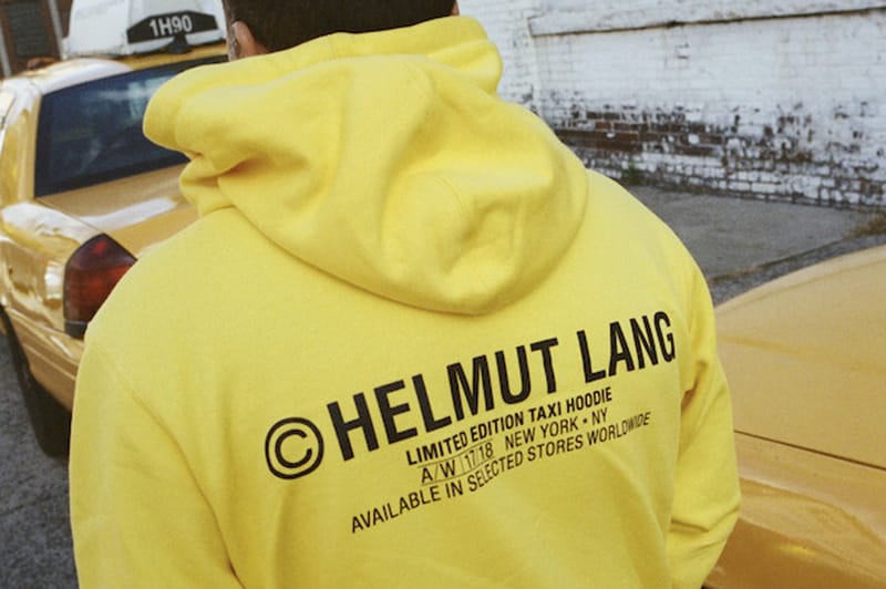 helmut lang yellow taxi