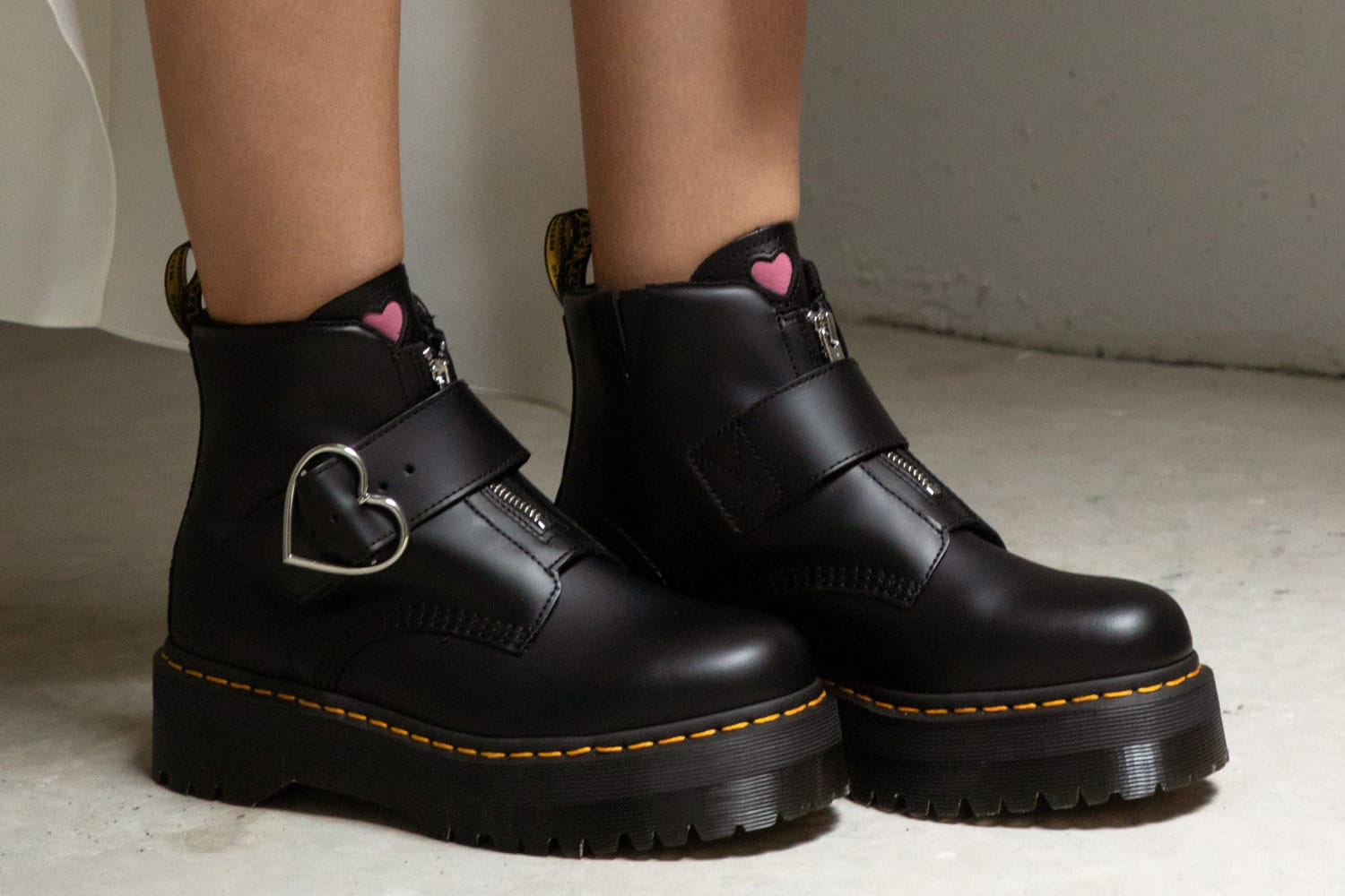 doc martens x lazy oaf buckle boot