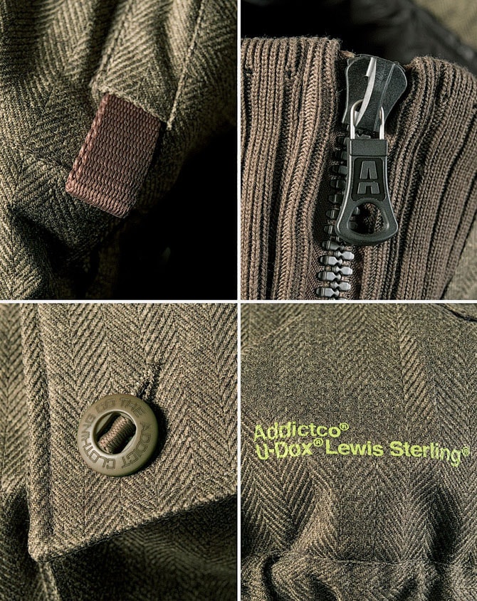 U-Dox x Lewis Sterling x Addict Herringbone Jacket