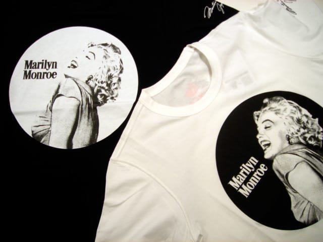 定番Marilyn Monroe × mastermind Tシャツ 黒XL Tシャツ/カットソー(半袖/袖なし)