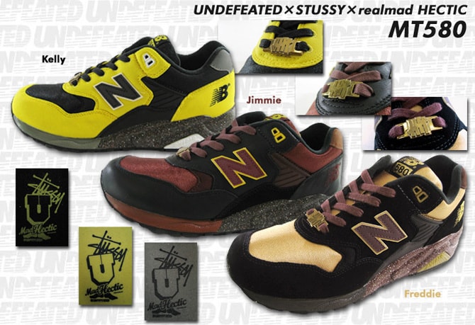 Undefeated x Stussy x realmad HECTIC New Balance MT580