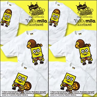 baby milo spongebob t shirt