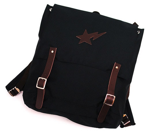 A Bathing Ape Leather STA Backpack