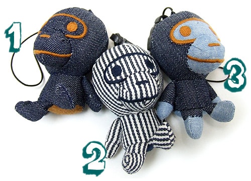 A Bathing Ape "Baby Milo" Cell Phone Straps