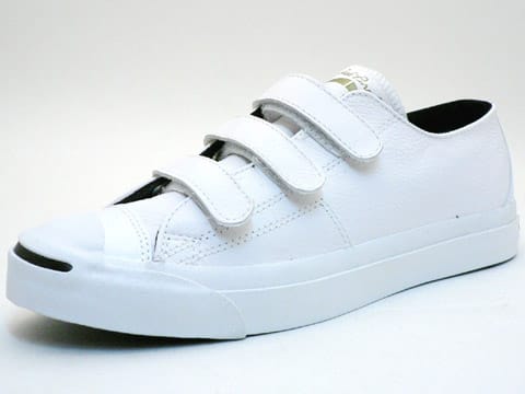 boys white leather converse