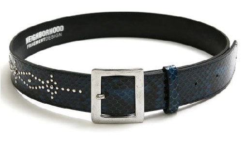 Neighborhood x Fragment Design Snake Pattern Belt